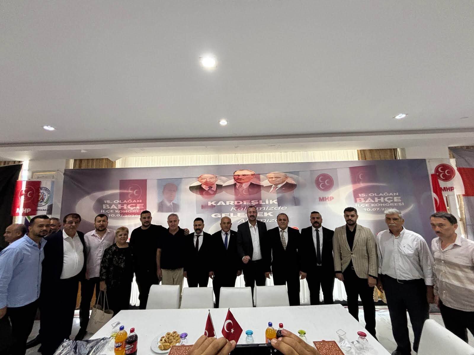 Mhp Bahçe İlçe Başkanlığına Ahmet Kılıç Seçildi (3)