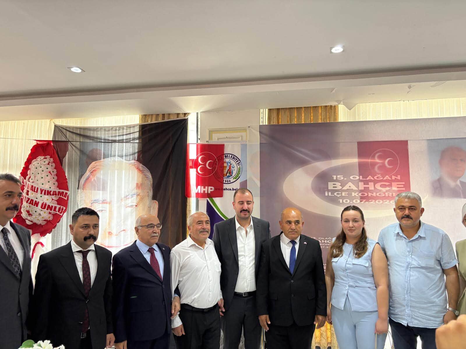 Mhp Bahçe İlçe Başkanlığına Ahmet Kılıç Seçildi (4)