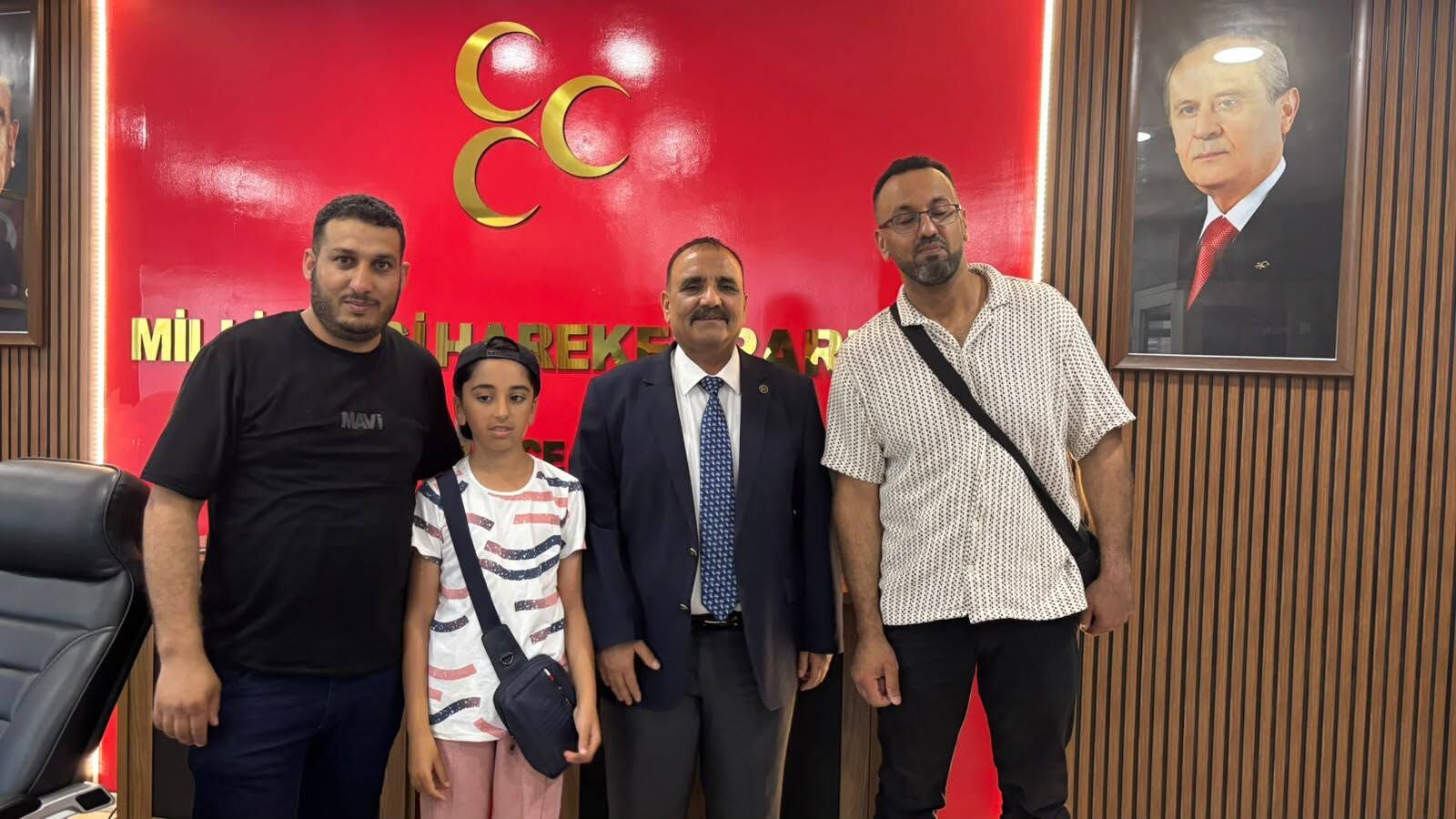 Mhp Ceylanpınar’da Halil Tetik’e Hayırlı Olsun Ziyareti2