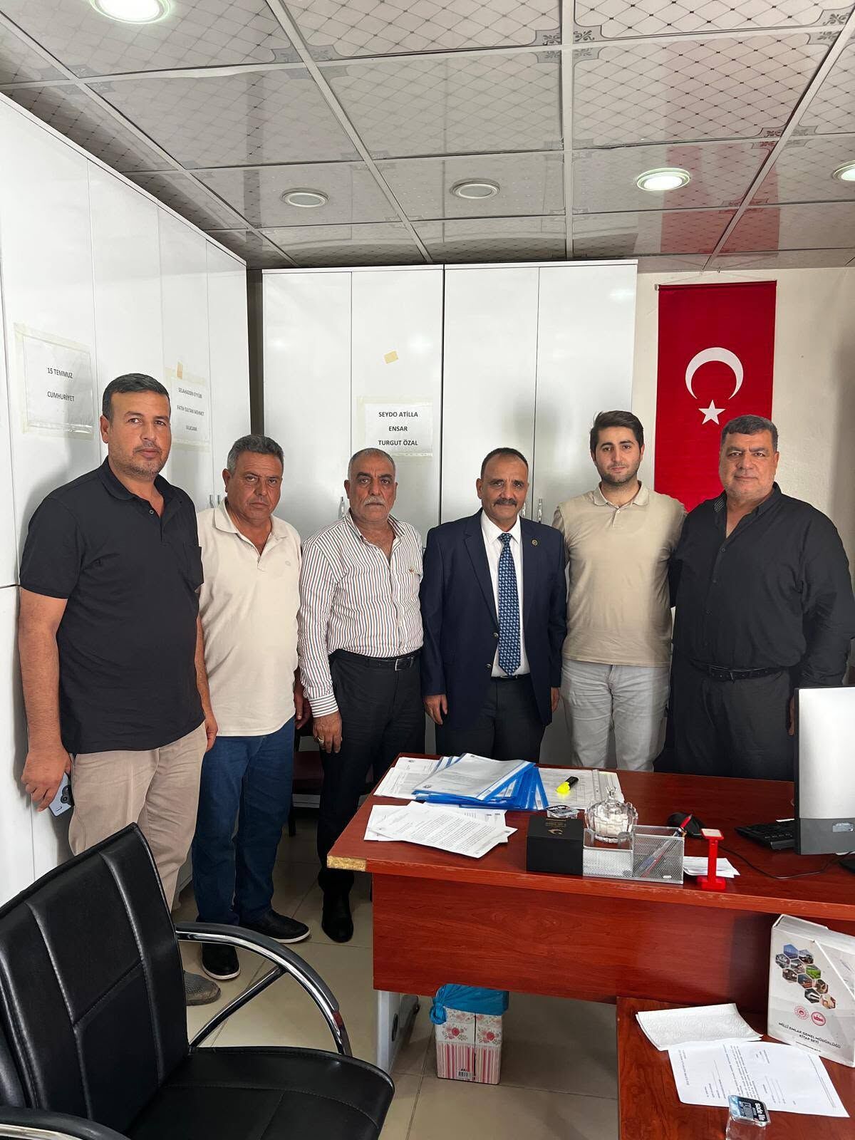 Mhp Ceylanpınar’dan Milli Emlak Müdürü Kılıç’a Ziyaret2