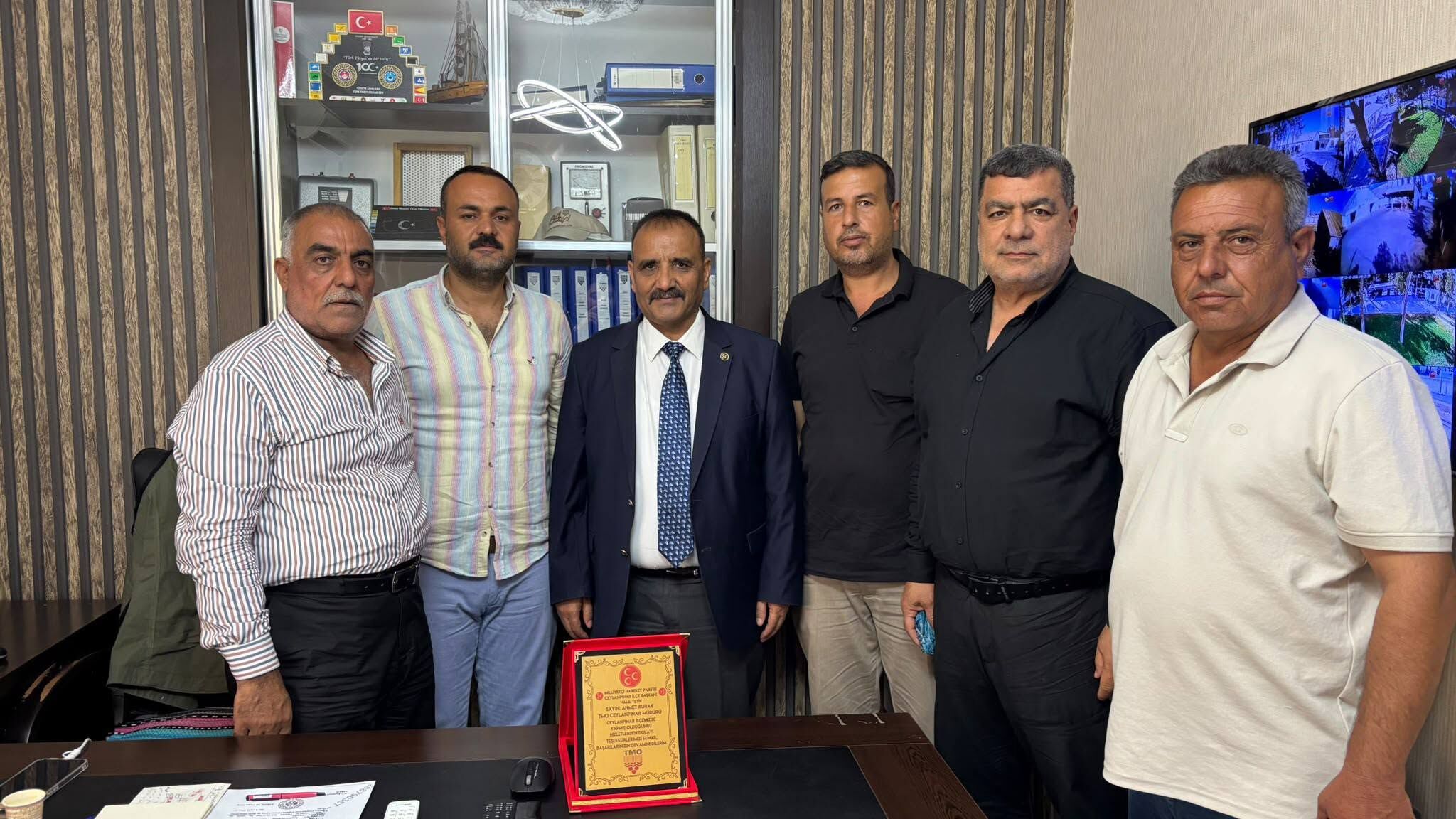 Mhp Ceylanpınar’dan Tmo Müdürü Ahmet Kurak’a Ziyaret2