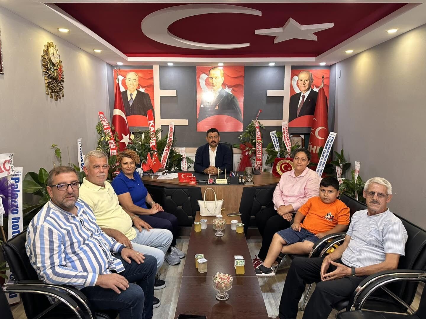 MHP Dörtyol Başkanı Ahmet Oğuz Seçer'e Ziyaret