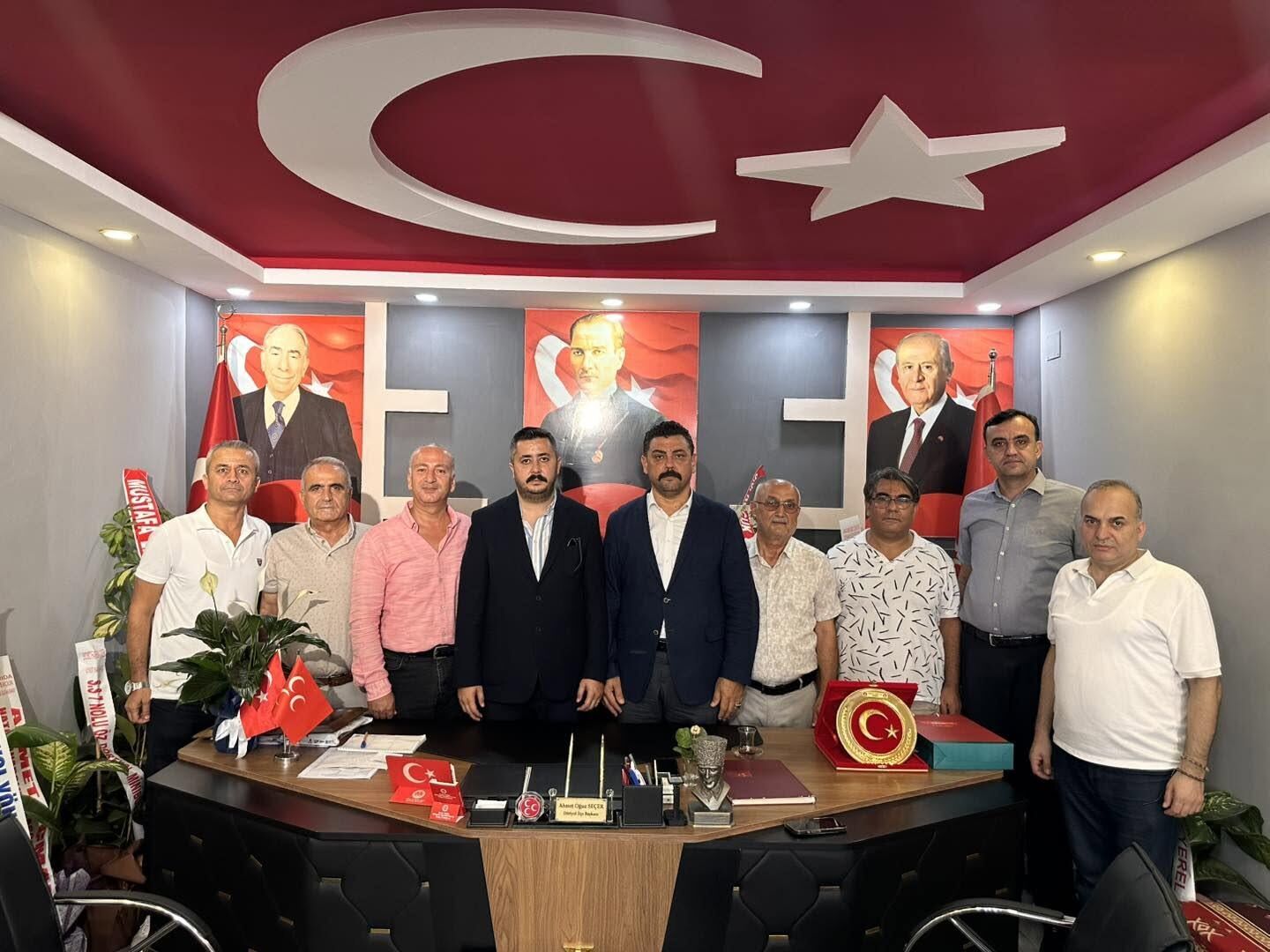 MHP Dörtyol İlçe Başkanlığına Hayırlı Olsun Ziyaretleri