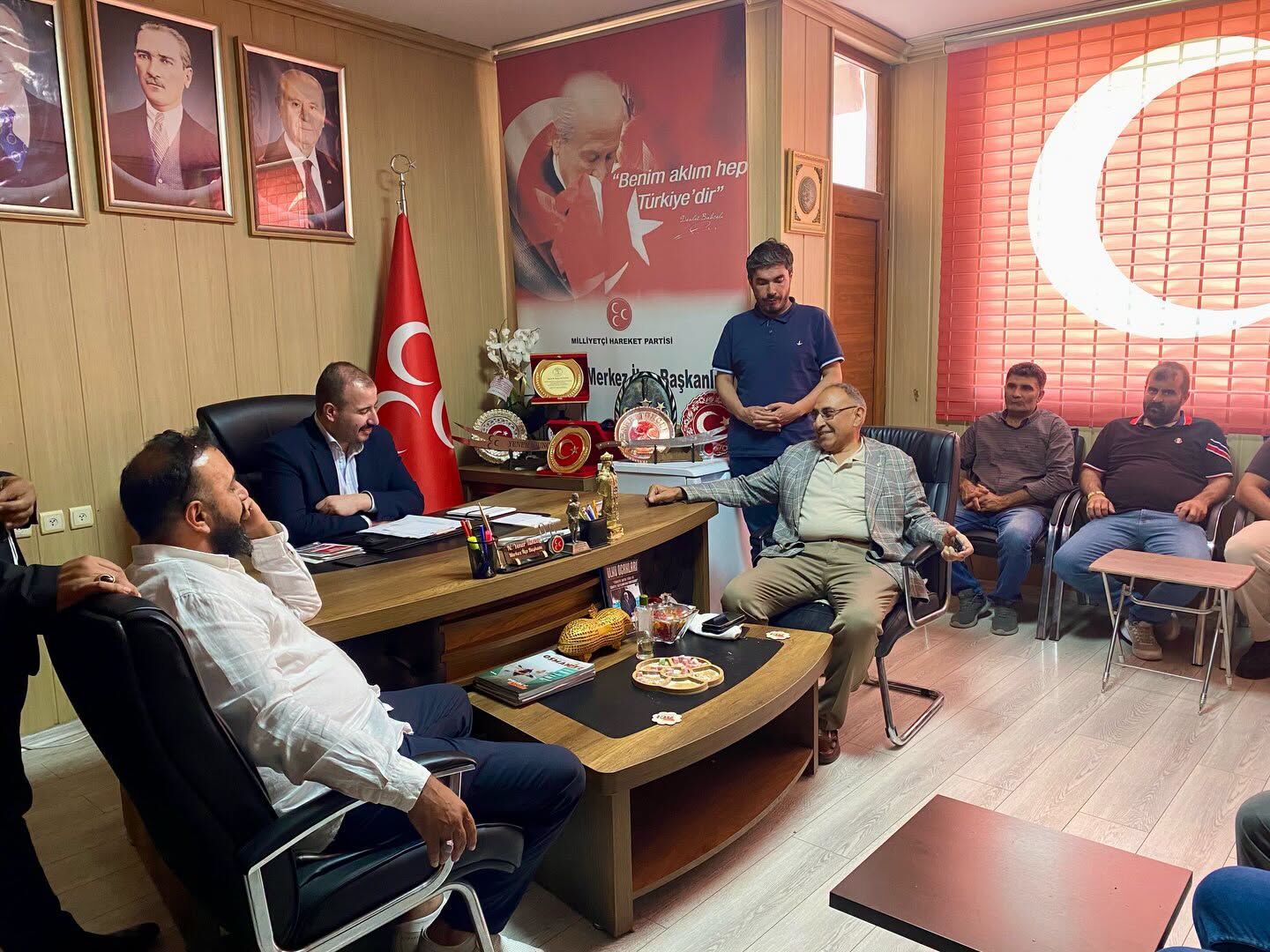 Mhp Osmaniye’de Yener Tuncer’e Hayırlı Ziyaret2