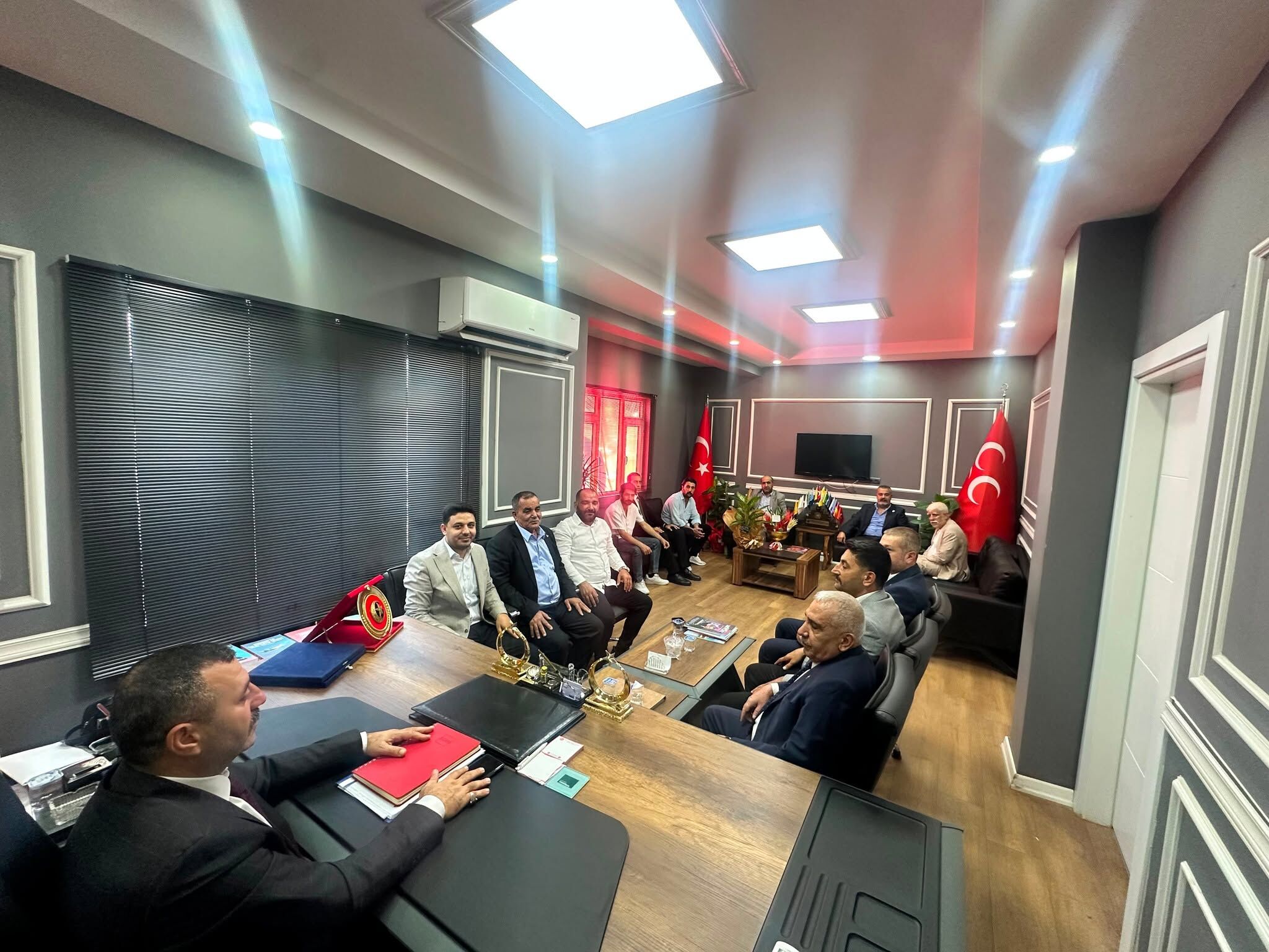 Mhp Şanlıurfa İl Başkanı Osman Mutlu’ya Ziyaret2