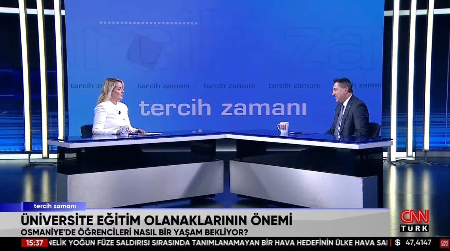 Okü Rektörü Turgay Uzun Cnn Türk'te Üniversiteyi Tanıttı1