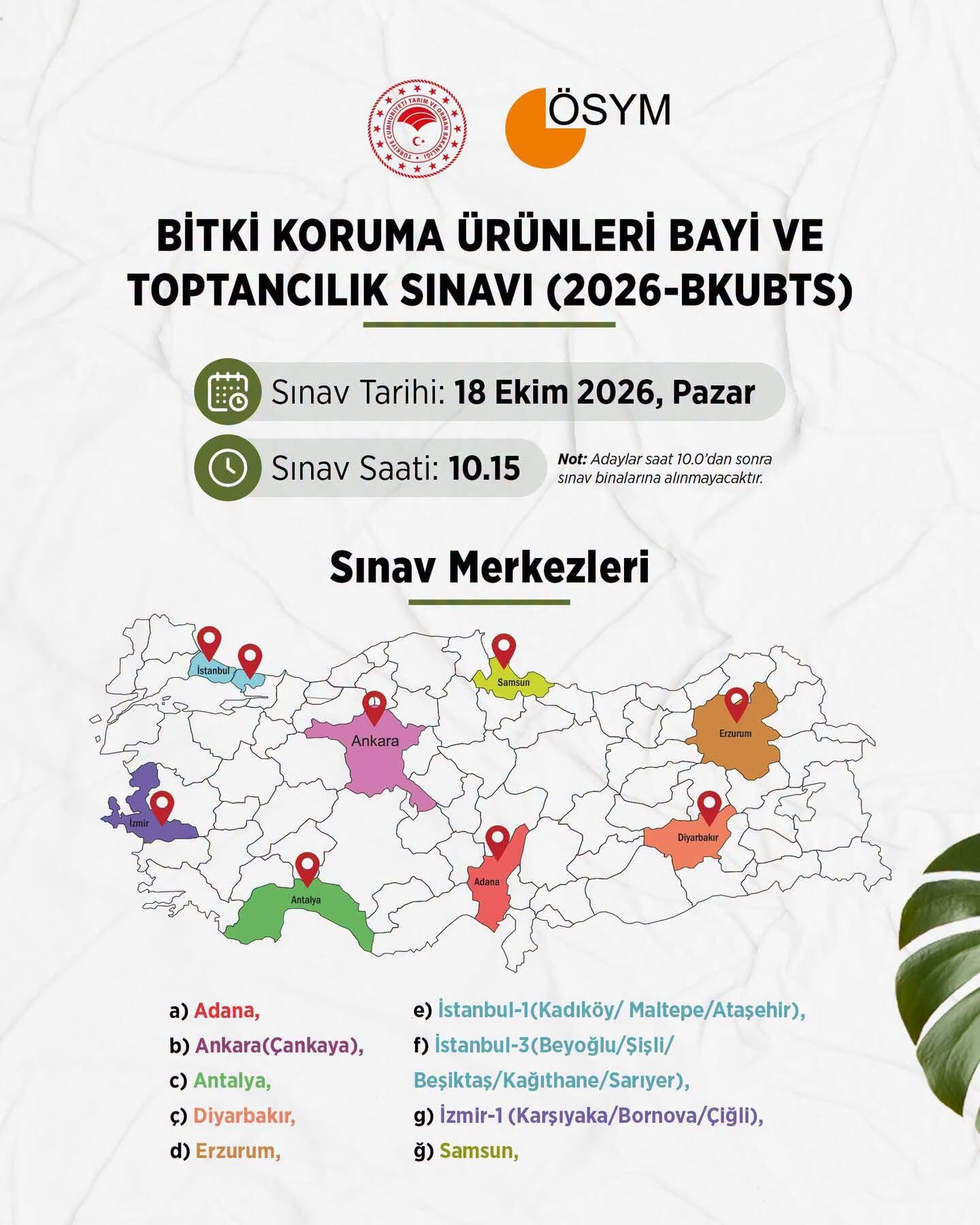 Osmaniye Düziçi’nde Bkubts Sınavı İçin Geri Sayım Başladı