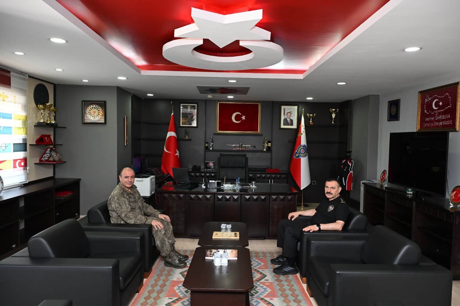Osmaniye Garnizon Komutan Vekili Sarıbuva’yı Ziyaret Etti2