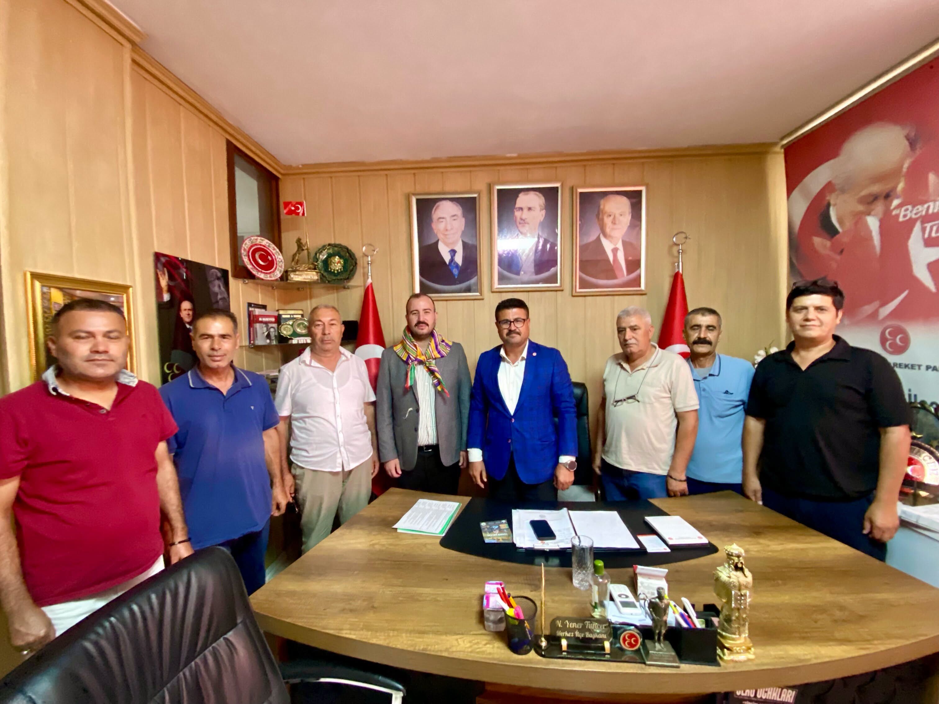 Osmaniye Mhp'ye Yörük Türkmen Derneğinden Ziyaret2