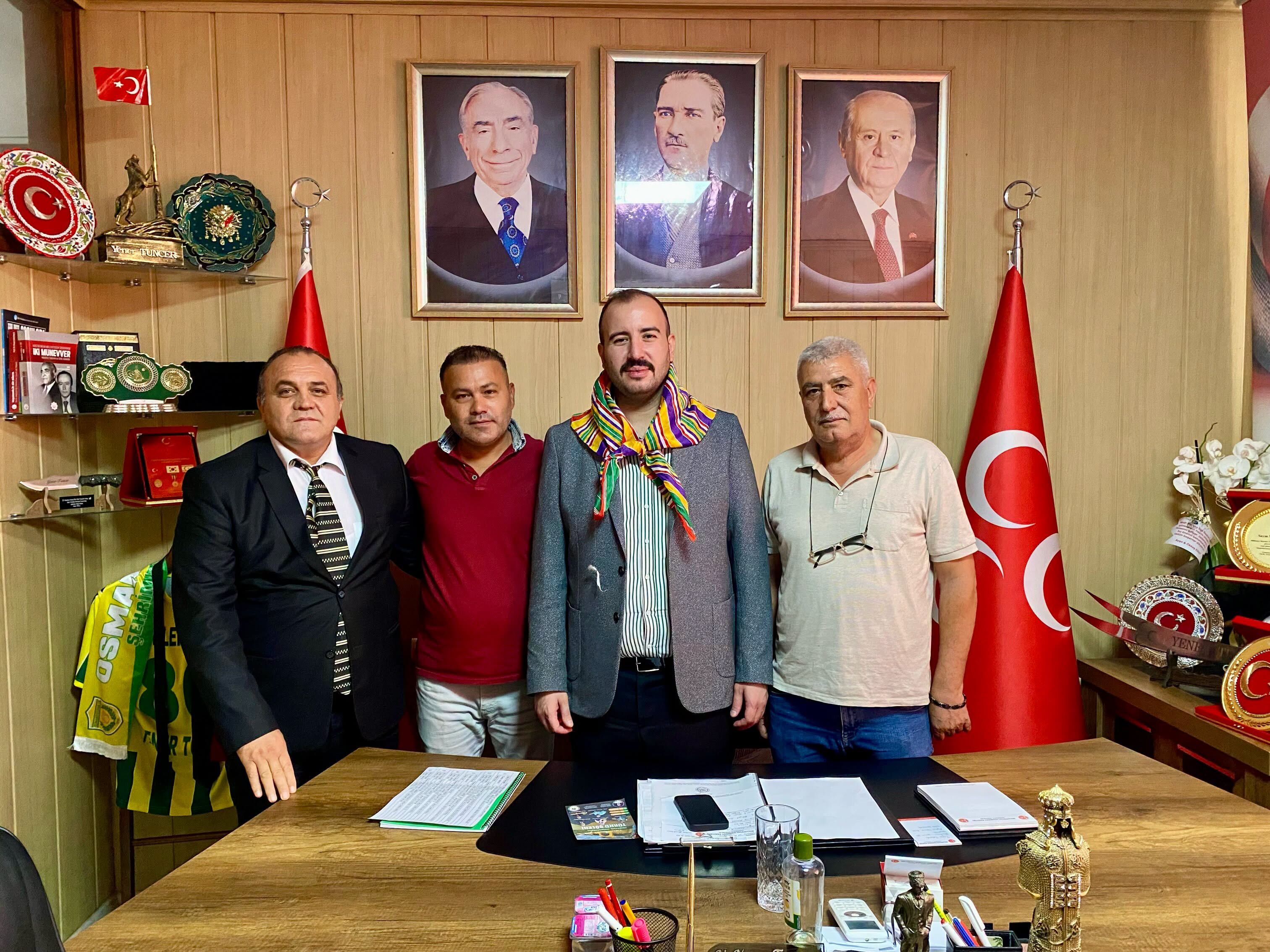 Osmaniye Mhp'ye Yörük Türkmen Derneğinden Ziyaret4