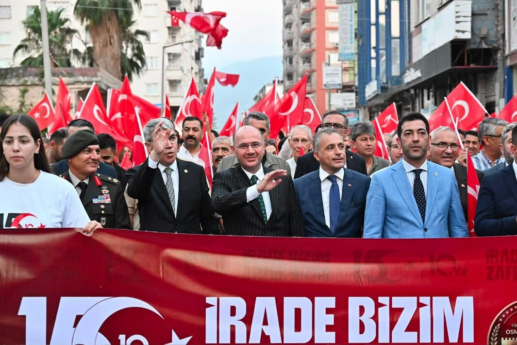 Osmaniye'de 15 Temmuz Ruhu Yürüyüşle Yaşatıldı (2)