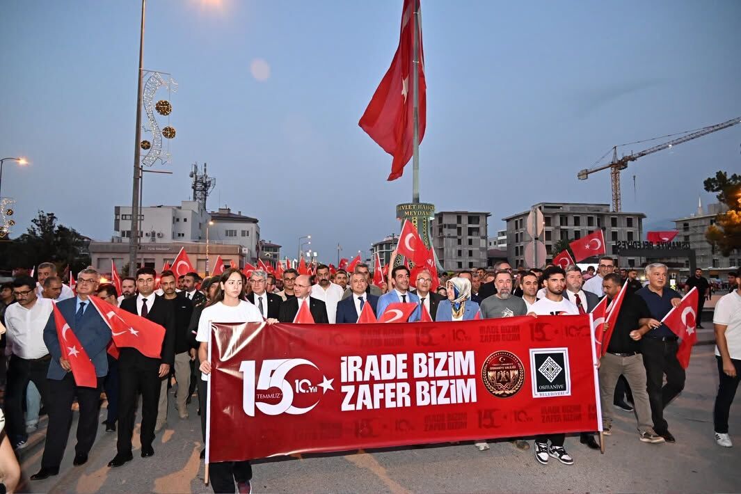 Osmaniye'de 15 Temmuz Ruhu Yürüyüşle Yaşatıldı (4)