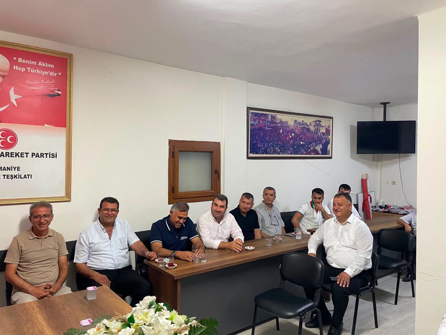 Osmaniye'de Çetinkaya Ve Deveci Ailelerinden Mhp'ye Ziyaret4