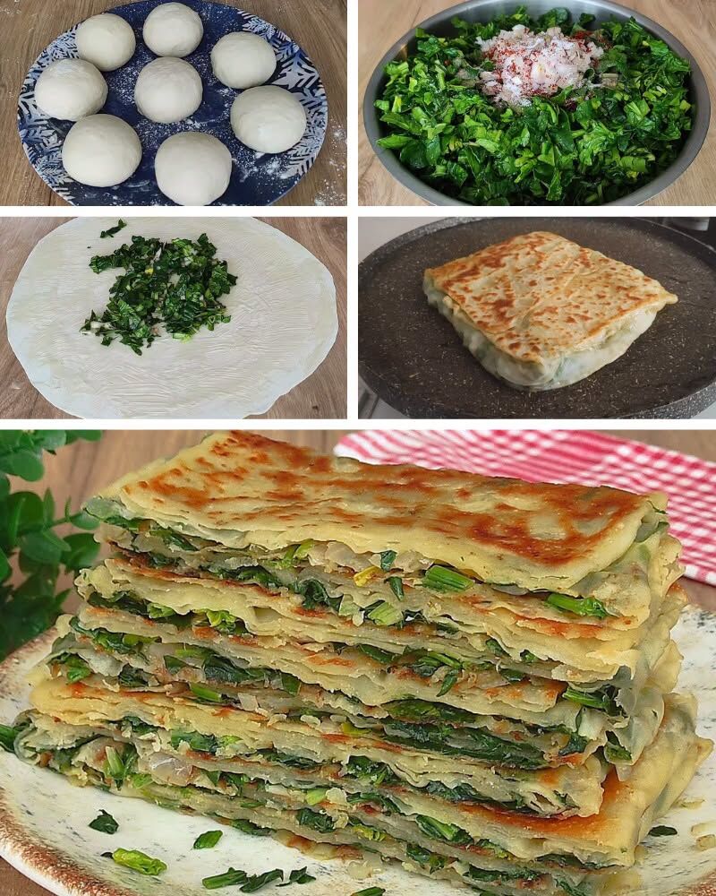 Osmaniye'de Ispanaklı Katmer Nasıl Yapılır