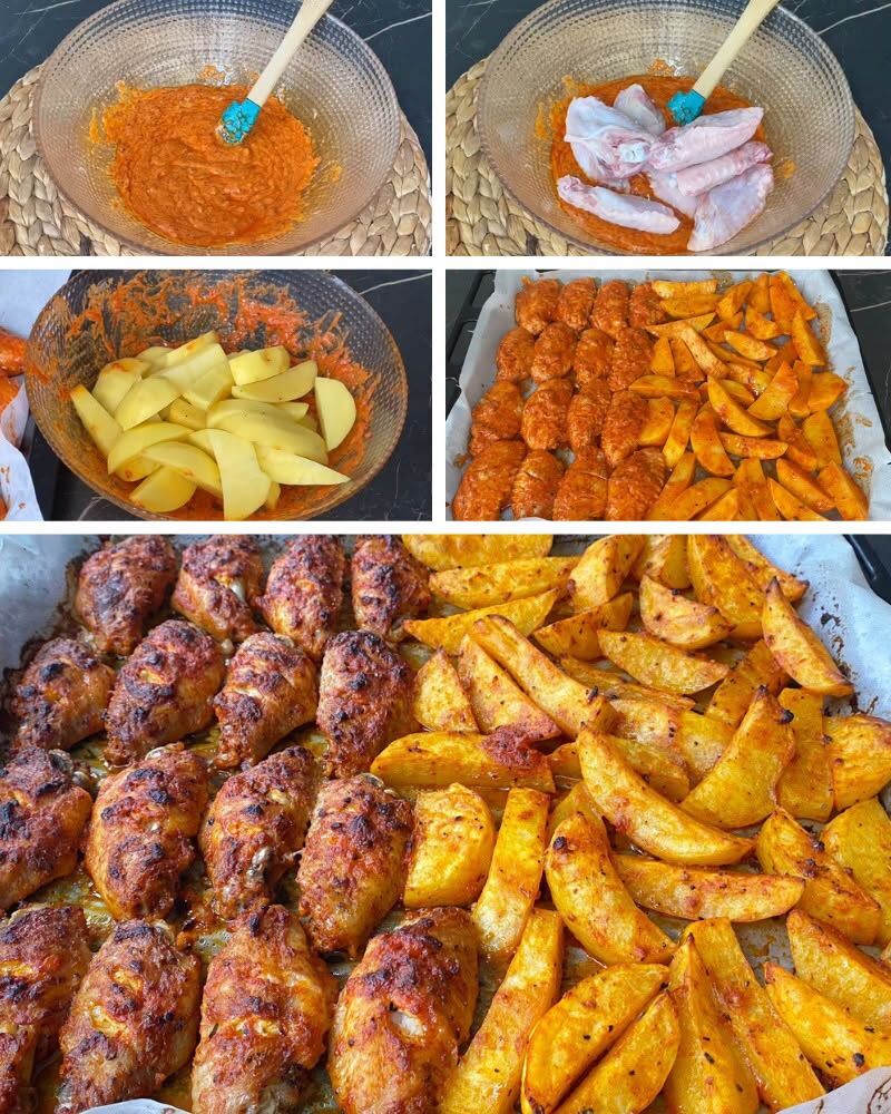 Osmaniye’de Mangal Tadında Soslu Tavuk Kanat Tarifi