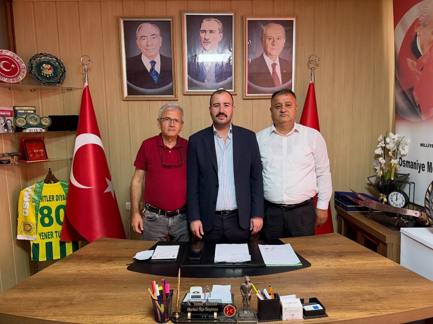 Rıza Genç’ten Mhp Osmaniye’ye Ziyaret 1