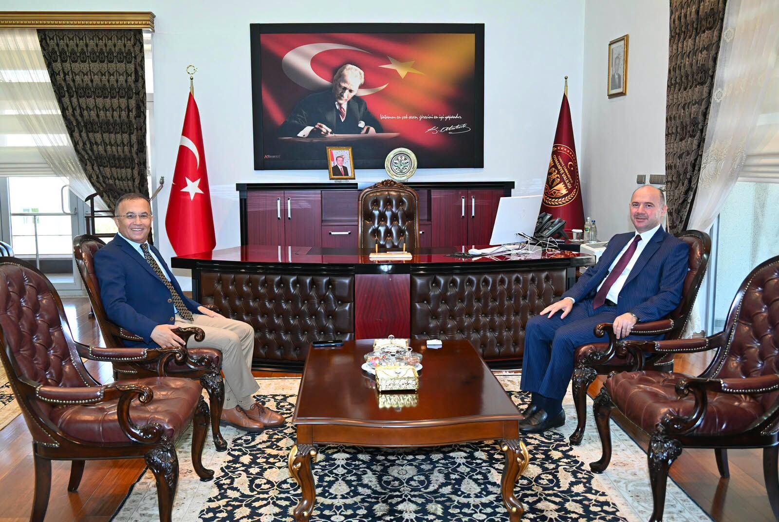 Vali Serdengeçti Ve Çeber'den Dostluk Buluşması3