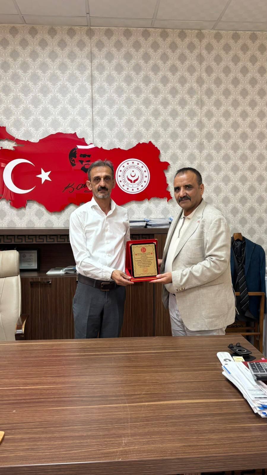 MHP İlçe Başkanı Halil Tetik’ten kurum ziyareti