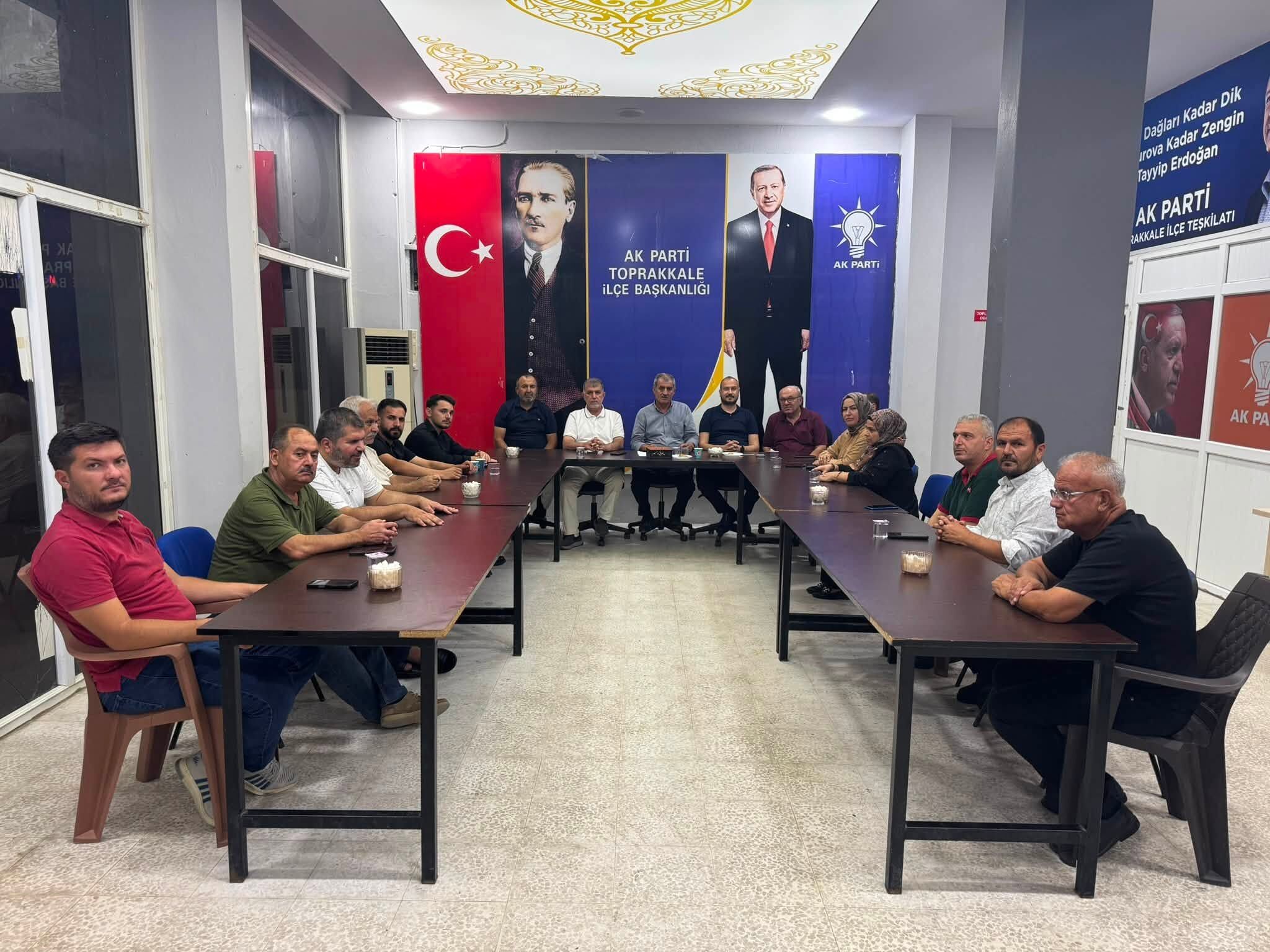 AK Parti Toprakkale Başkanı Ahmet Özkan Çalışmaları Görüştü-1