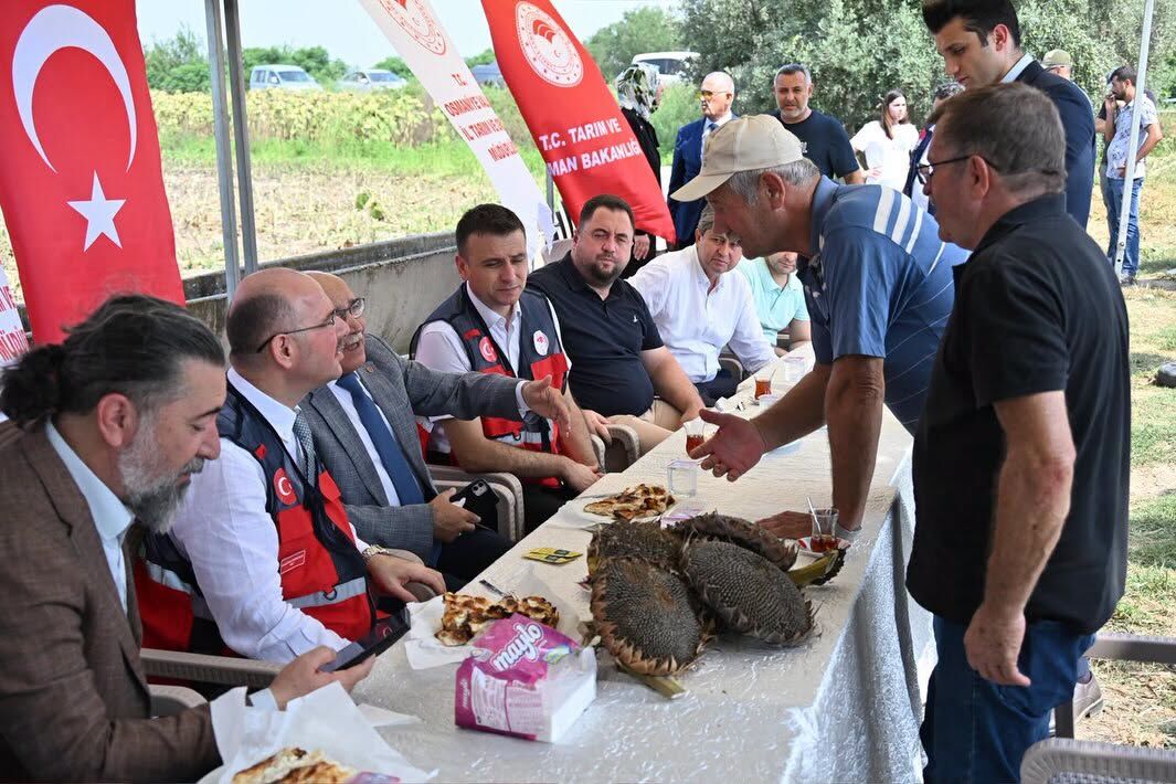 AK Parti İl Başkanı Mehmet Sadi Binboğa Hasada Katıldı-1