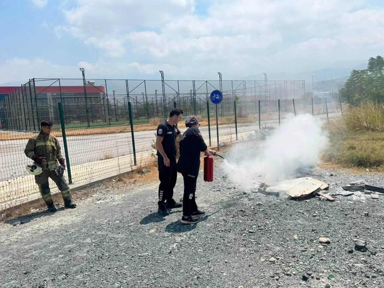 HBB İtfaiyesi’nden Sağlık Personeline Yangın Eğitimi-1
