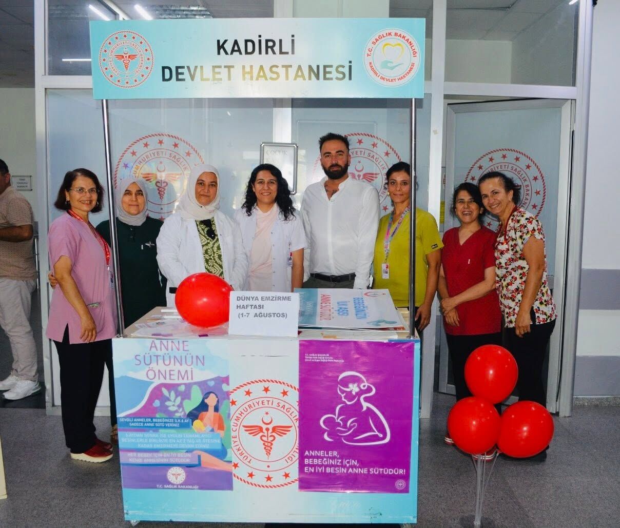 Kadirli Devlet Hastanesi'nde Anne Sütü Farkındalığı