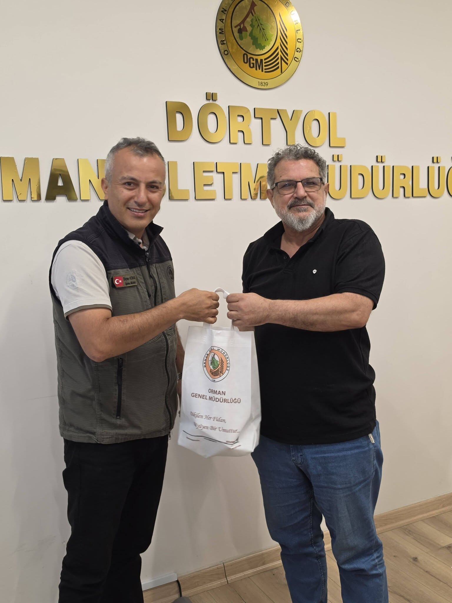 Dörtyol Gazetecilerinden Bayram Konak'a Ziyaret2
