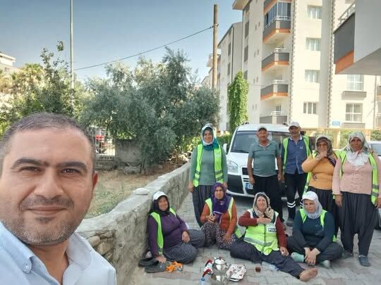 Osmaniye Bahçe Bahçelievler Mahallesi Temizleniyor