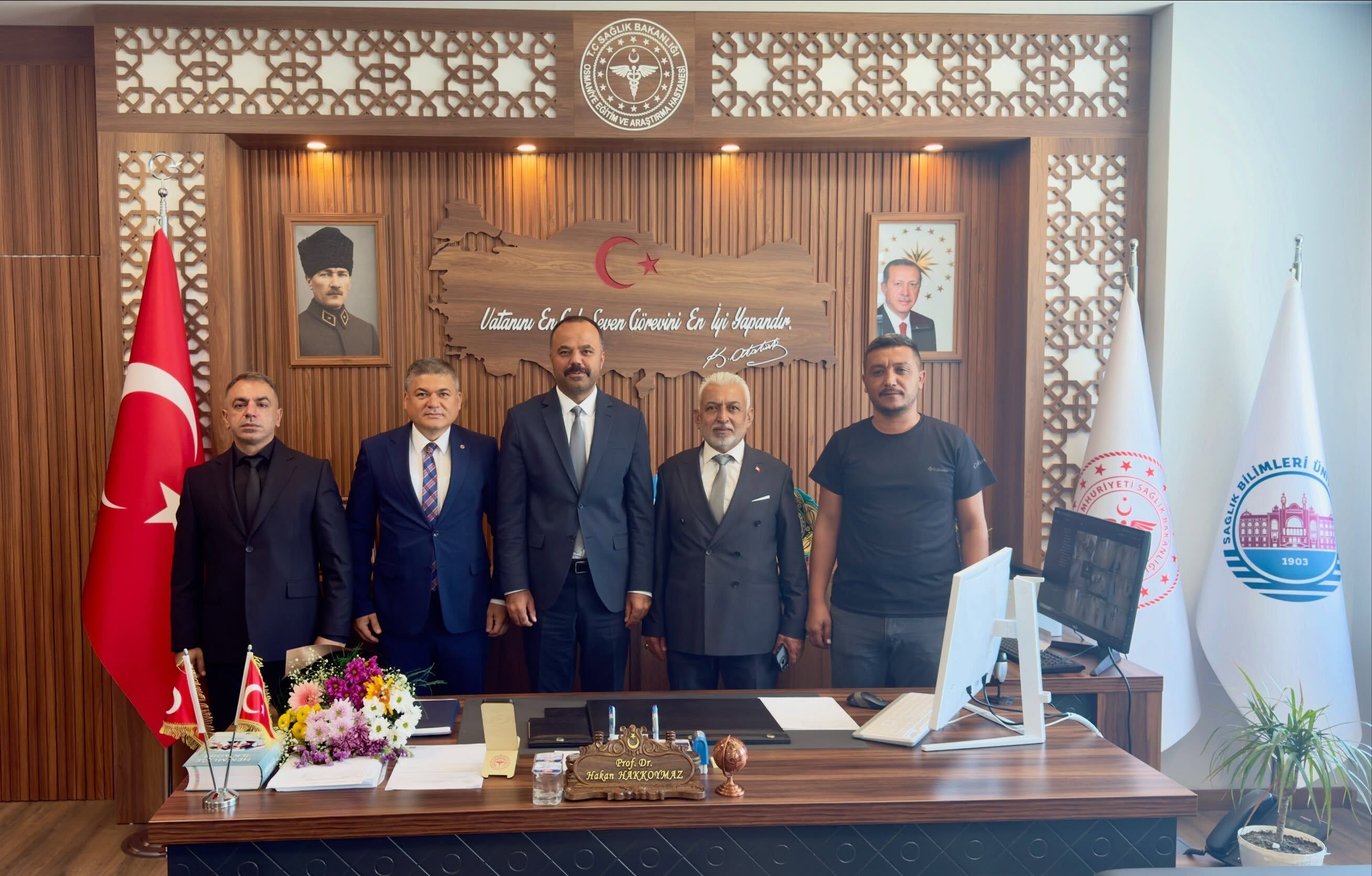 Başhekim Prof. Dr. Hakan Hakkoymaz’a Anlamlı Ziyaret