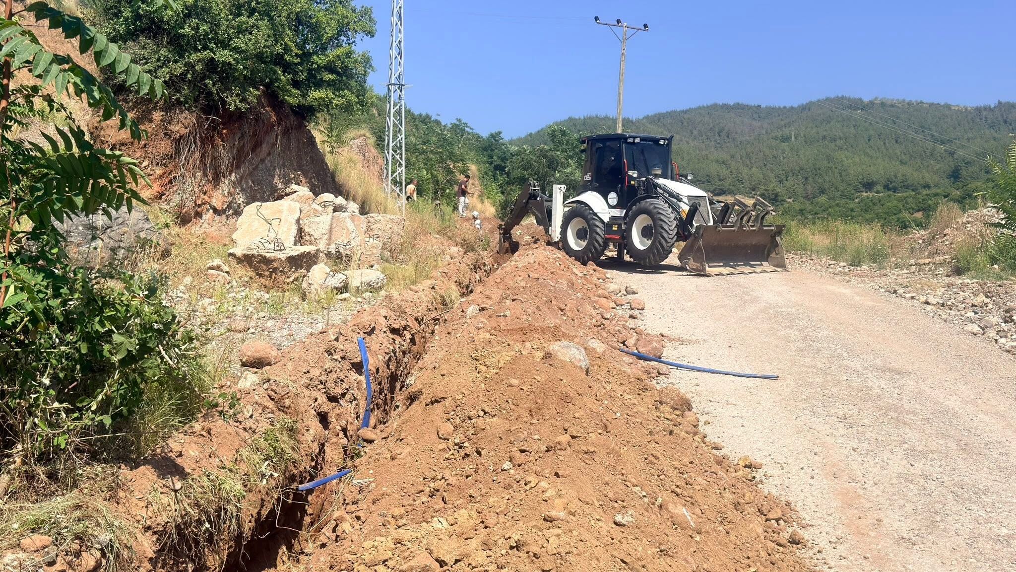 Yarbaşı Belediye Başkanı Ökkeş Aksoy Çalışmaları İnceledi-2