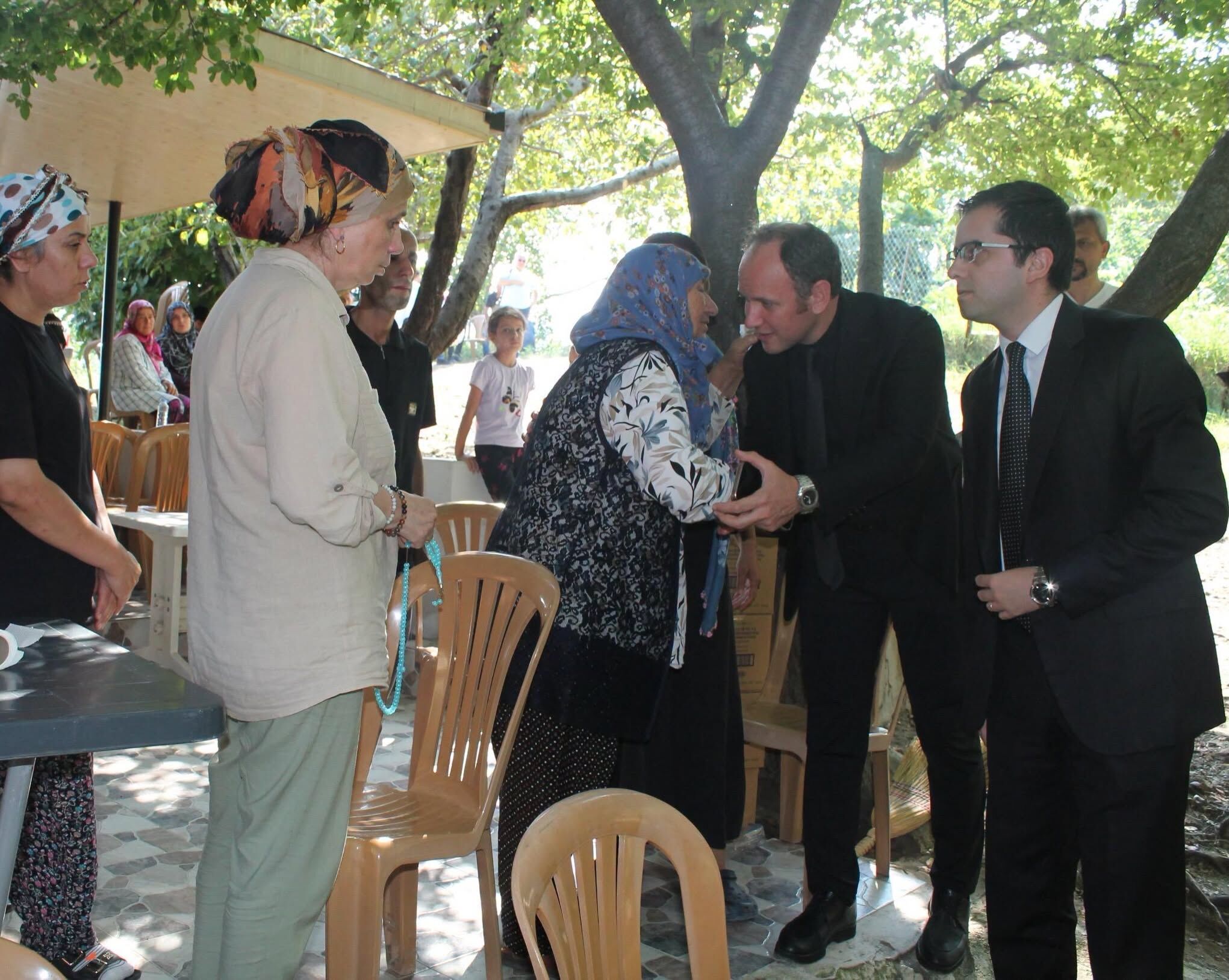 Kaymakam Yunus Emre Akpınar'dan Şehit Polis Ailesine Taziye