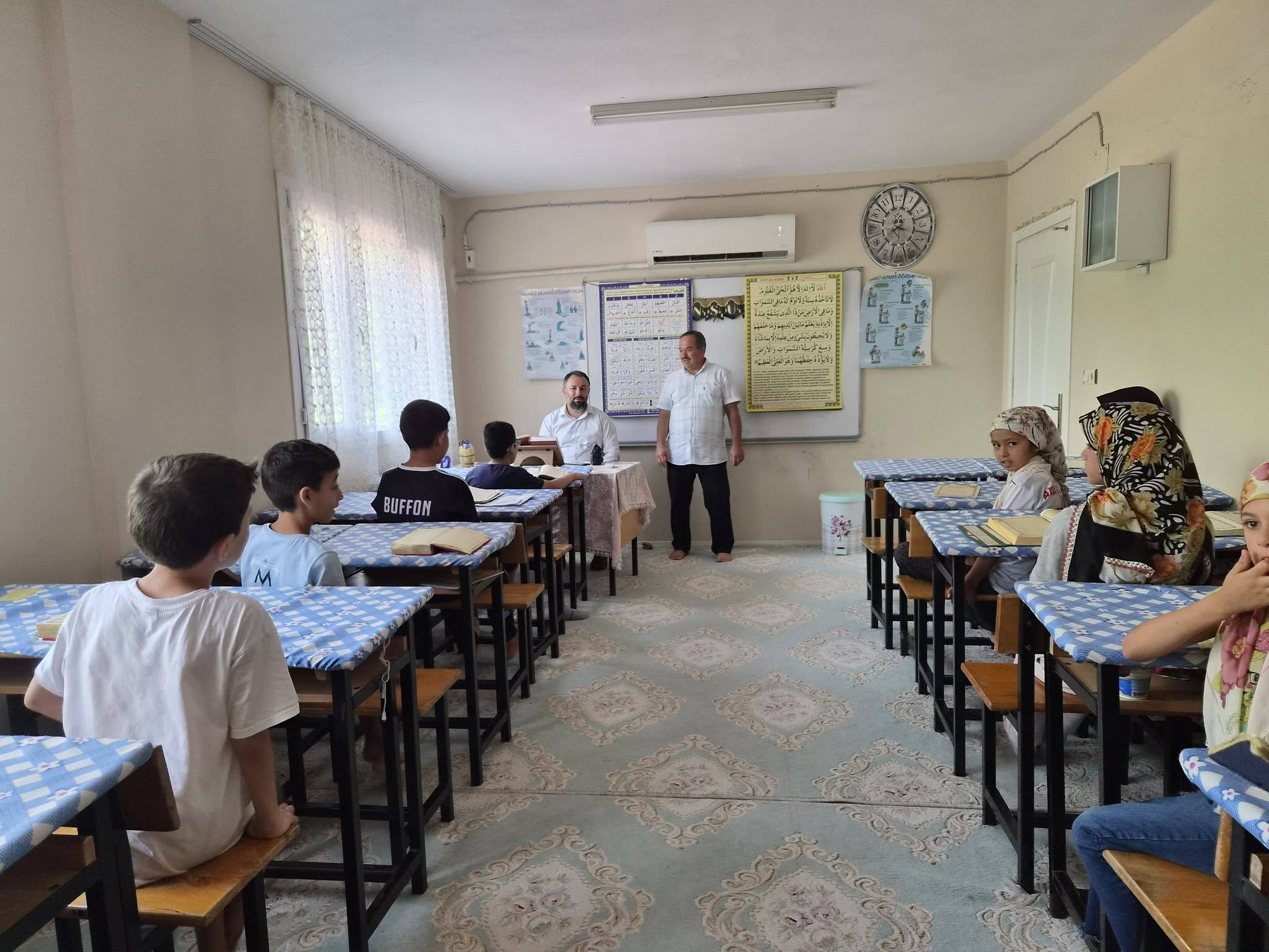 Bahçe İlçe Müftüsü Osman Düger Kursları İnceledi