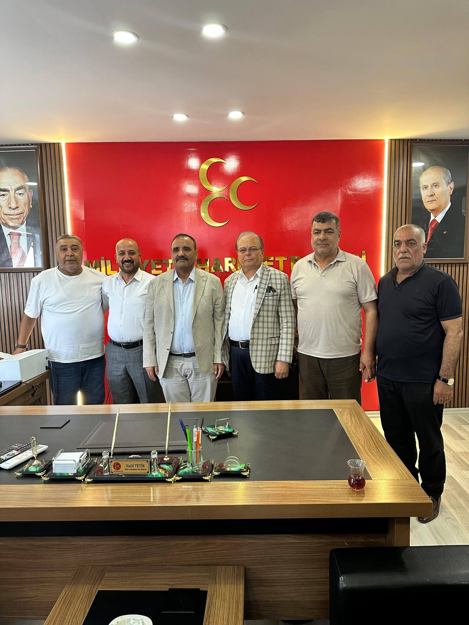 MHP Ceylanpınar İlçe Başkanı Halil Tetik’e Ziyaret-1