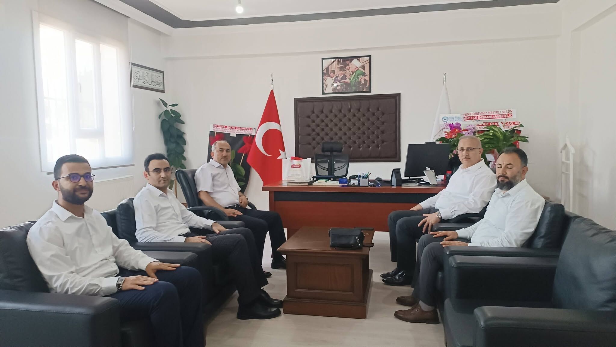 İl Müftüsü Taşçı’dan Bahçe Müftüsü Düger’e Ziyaret