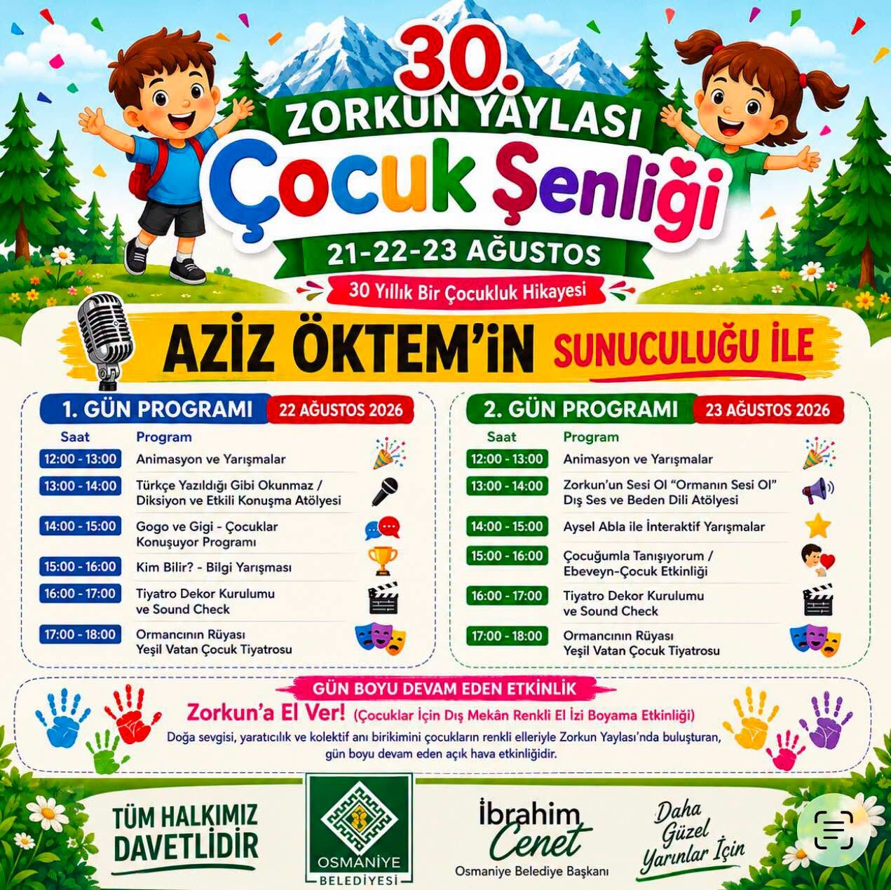 Zorkun Yaylası’nda Çocuk Şenliği Heyecanı