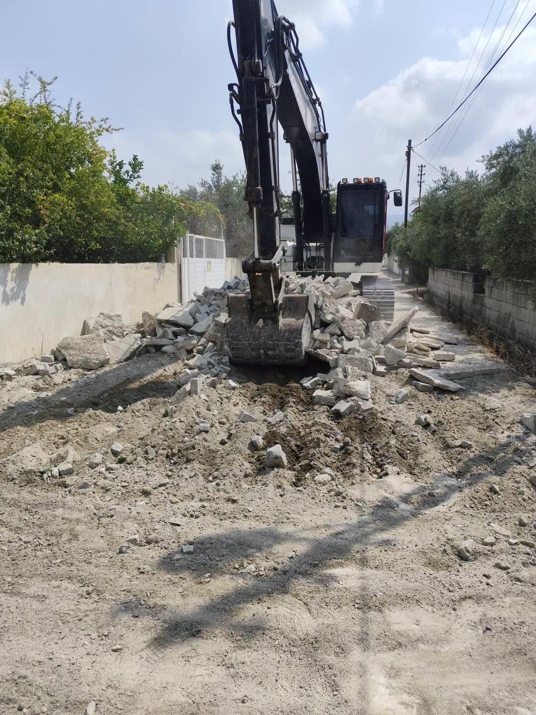 Erzin’de Sıcak Asfalt İçin Zemin Hazırlığı Başladı