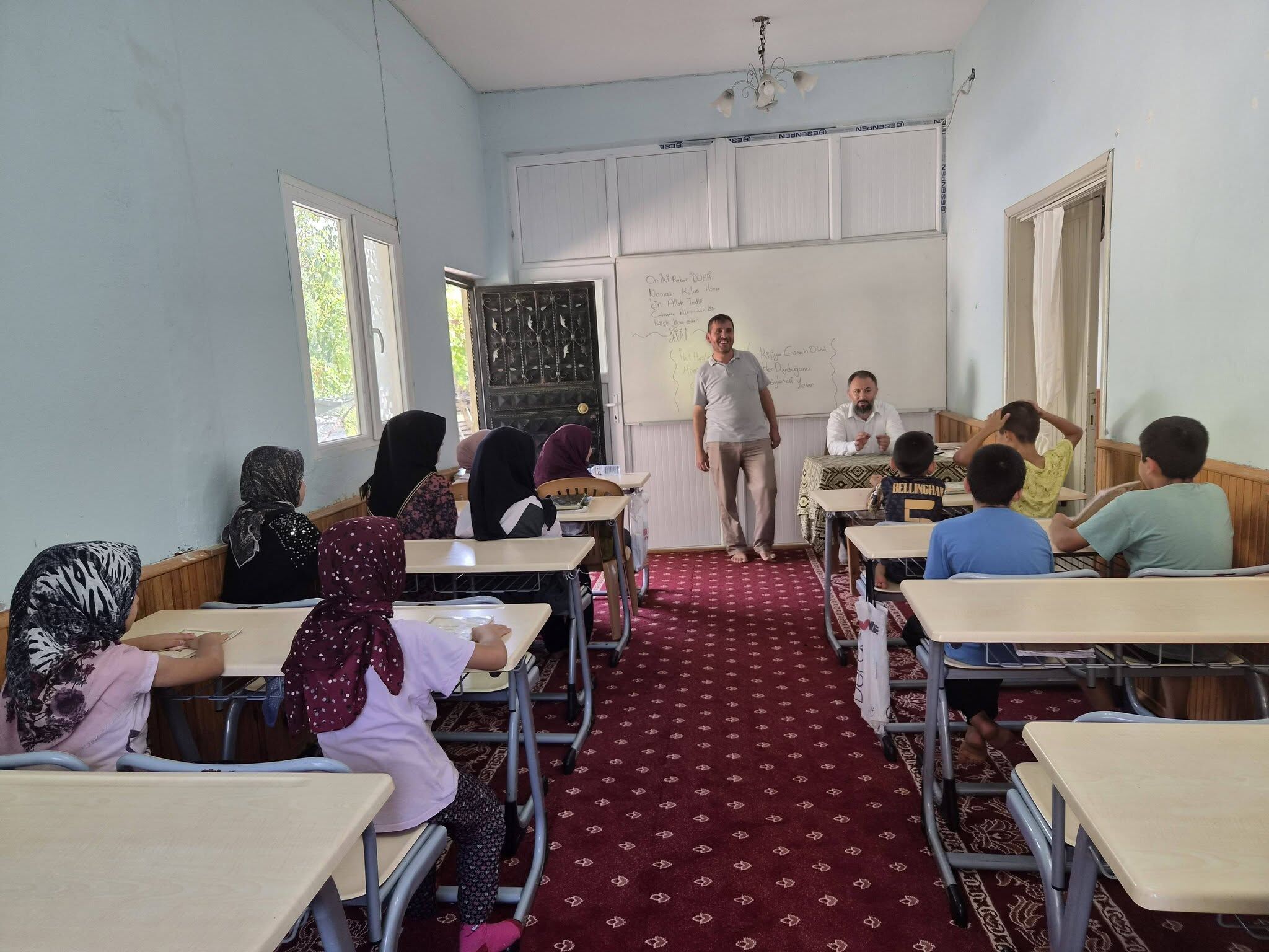 İlçe Müftüsü Osman Düger köylerde kursları denetledi