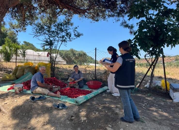 Kumluca’da Yangın Riskine Karşı Üreticilere Uyarı
