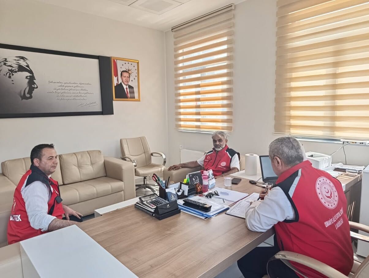 **Osmaniye İl Müdürü Naci Yılmaz Düziçi’ni Denetledi**