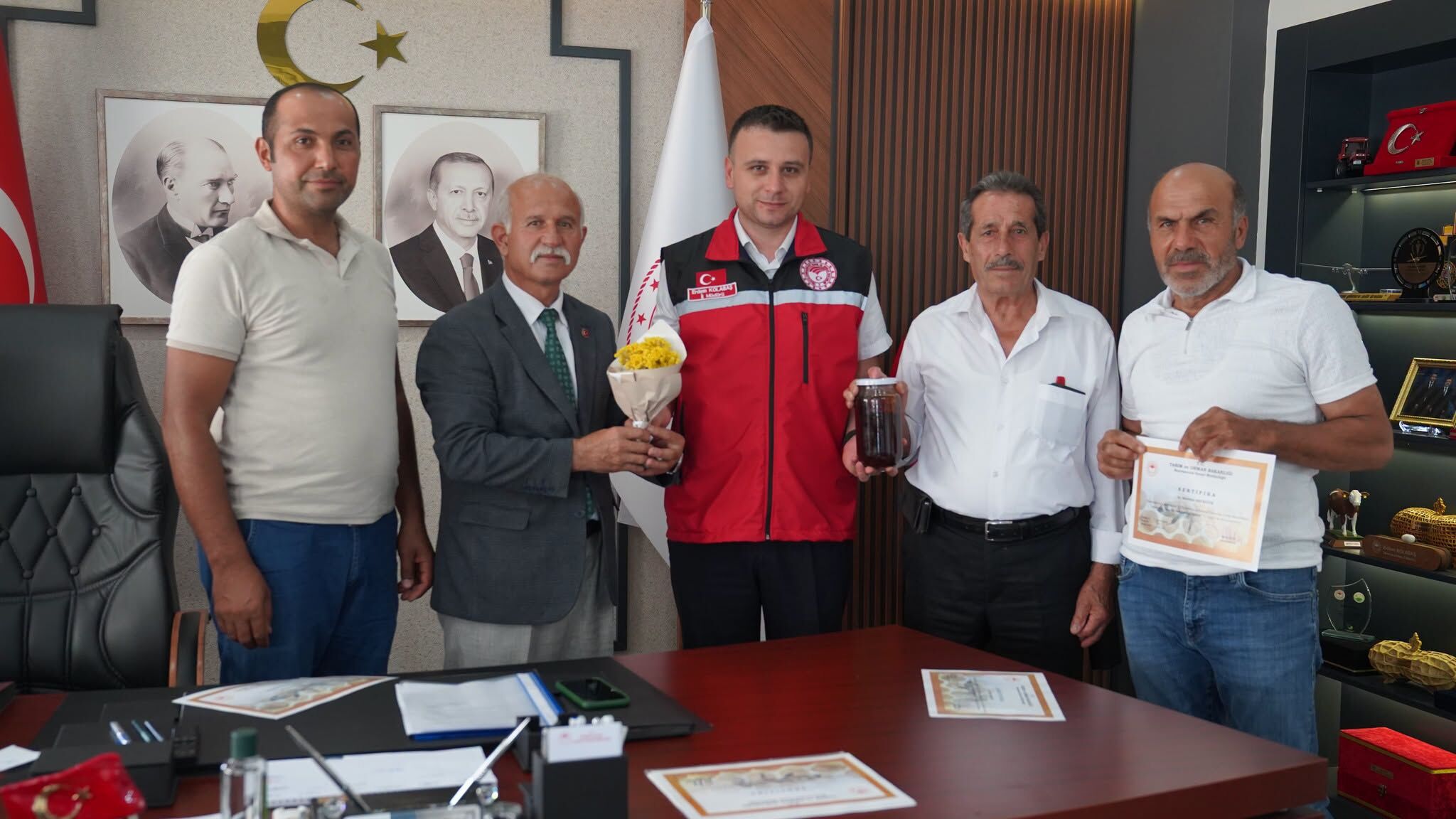 İsmet Topal’dan İl Müdürü Erdem Kolabaş’a ziyaret-1