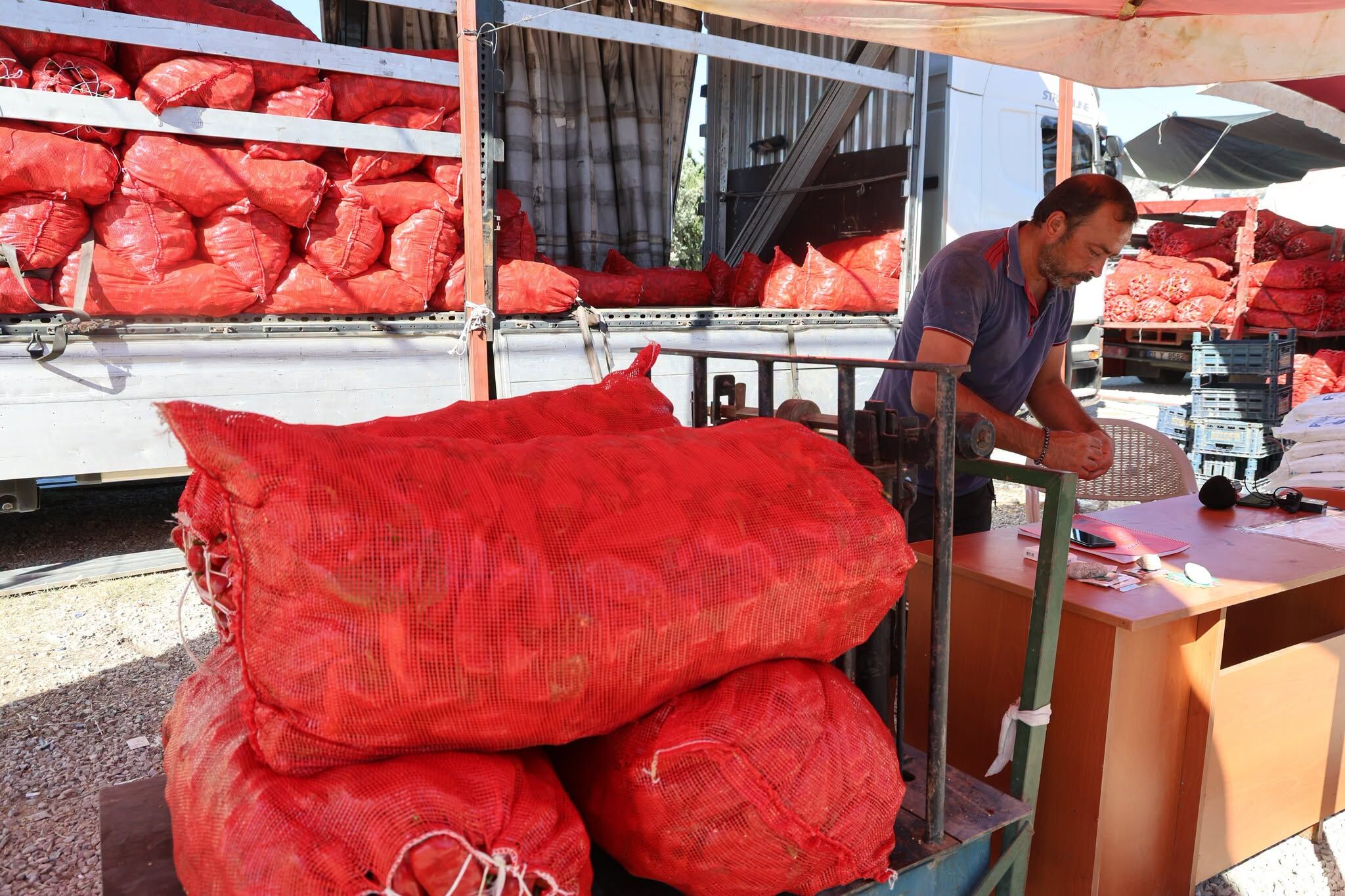 Kozan’da Salça Sezonu Başladı, Toroslar Biberle Doldu