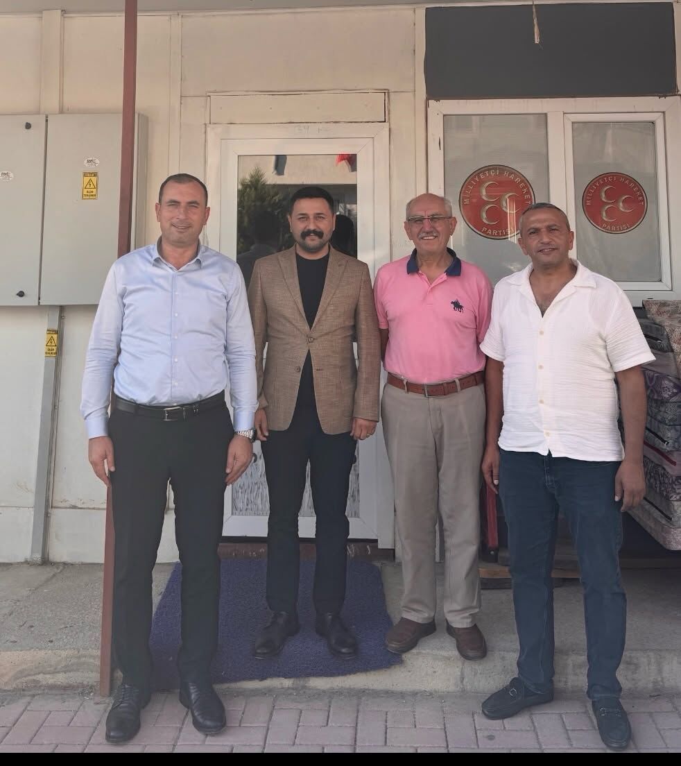 Bahçe MHP İlçe Başkanı Ahmet Kılıç’a anlamlı ziyaret-1