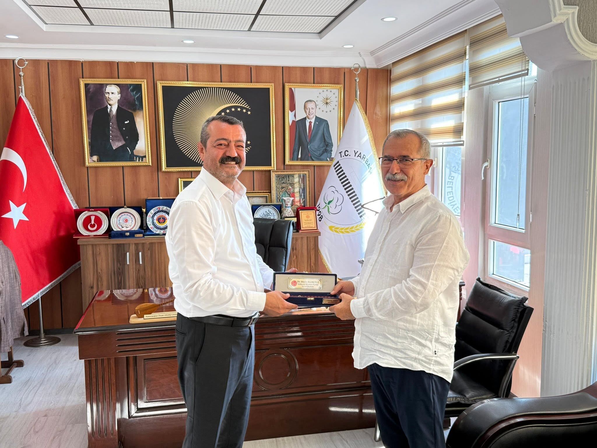 TES-İŞ Başkan Yrd Osman Güngör’den Başkan Aksoy’a ziyaret-1