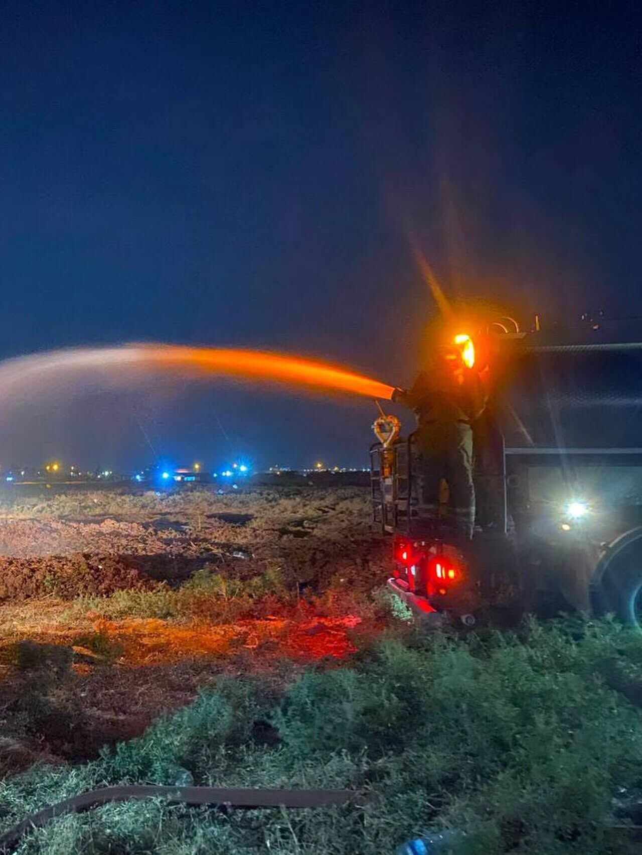 Antakya Maşuklu’da Hayvansal Atık Yangını