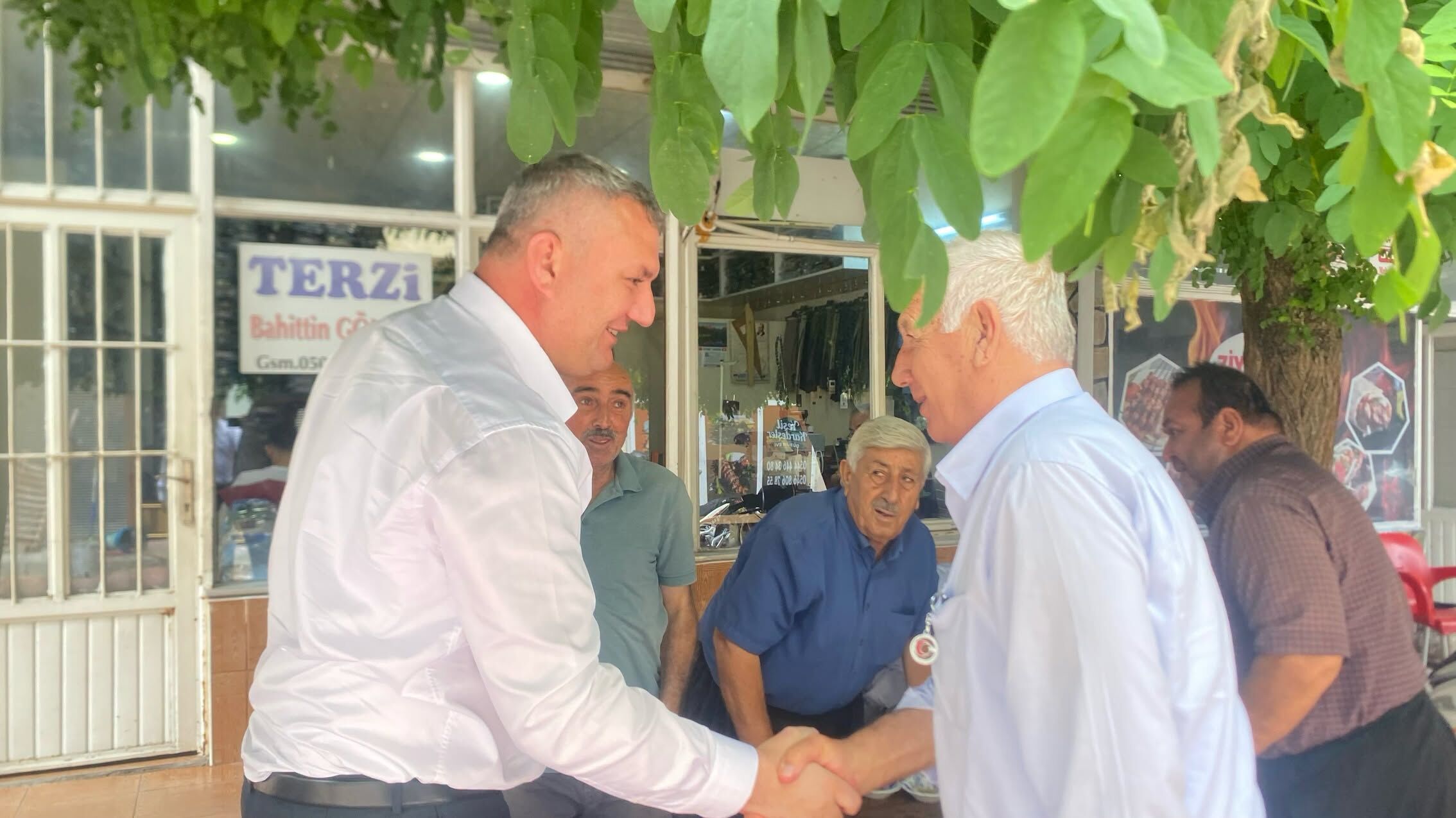Başkan Mustafa İba’dan Asma Altı’nda Sohbet