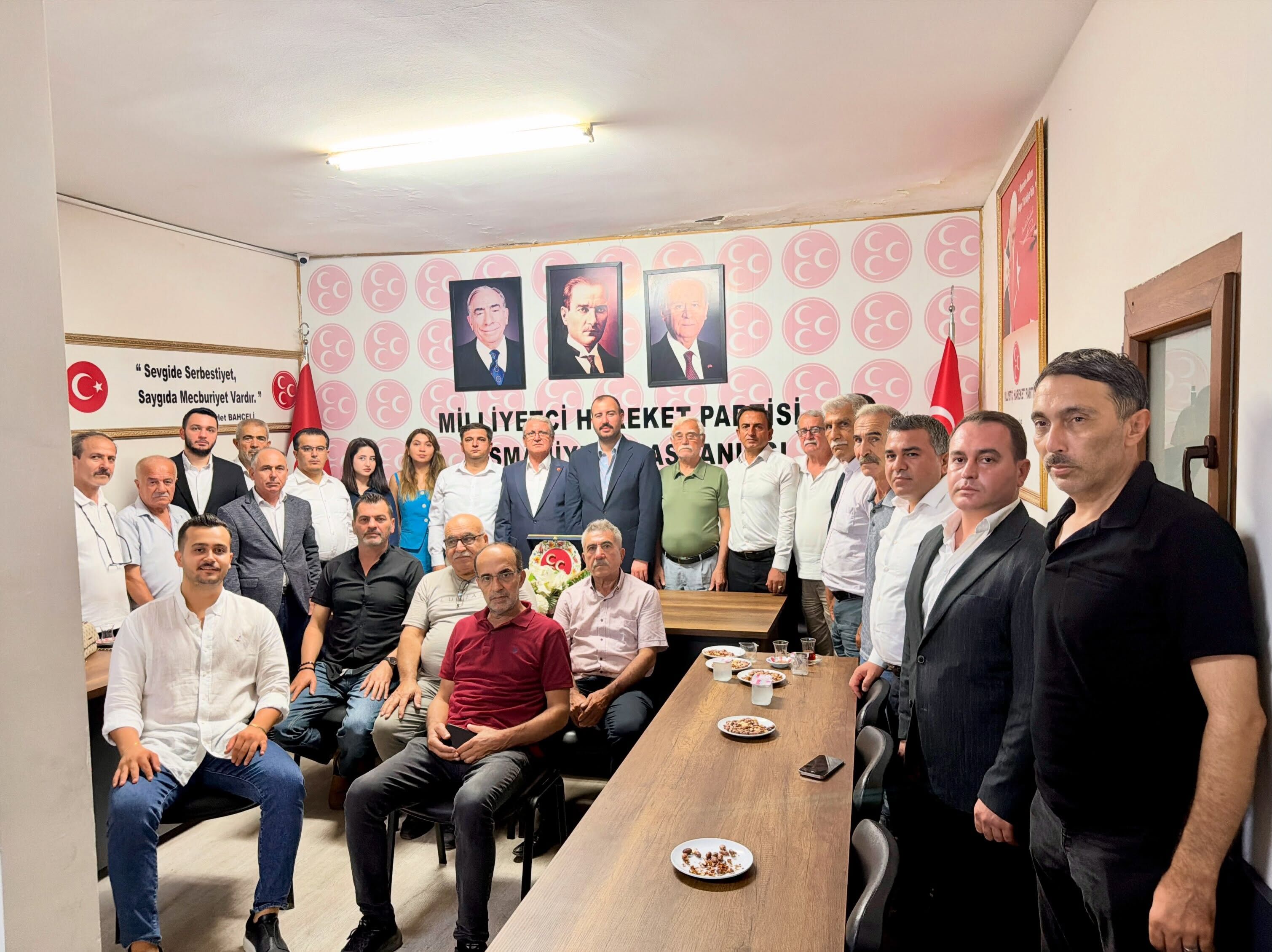 Eski Başkan Bilal Çenet’ten MHP Başkanı Yener Tuncer’e Ziyaret