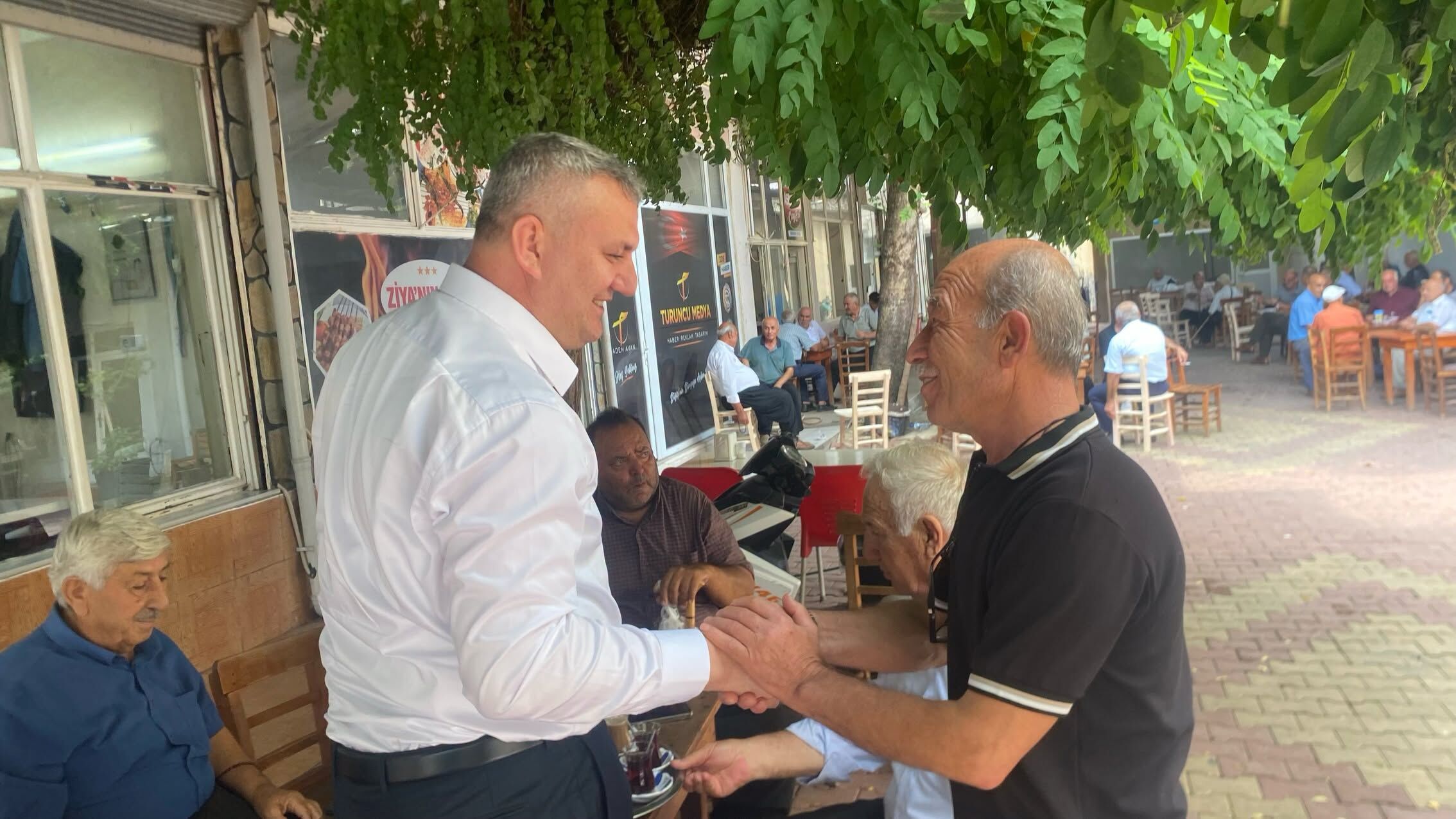 Başkan Mustafa İba’dan Asma Altı’nda Sohbet