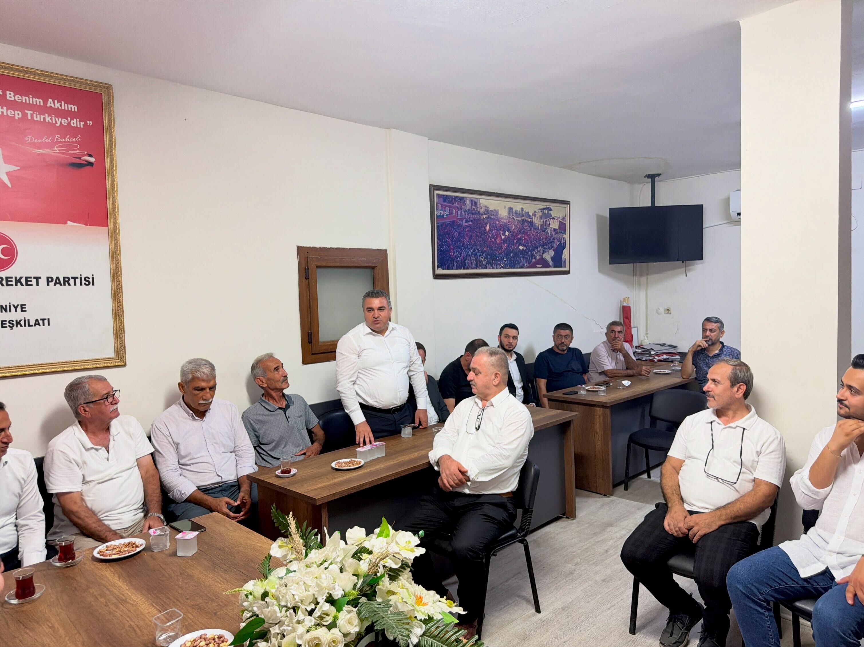 Eski Başkan Bilal Çenet’ten MHP Başkanı Yener Tuncer’e Ziyaret