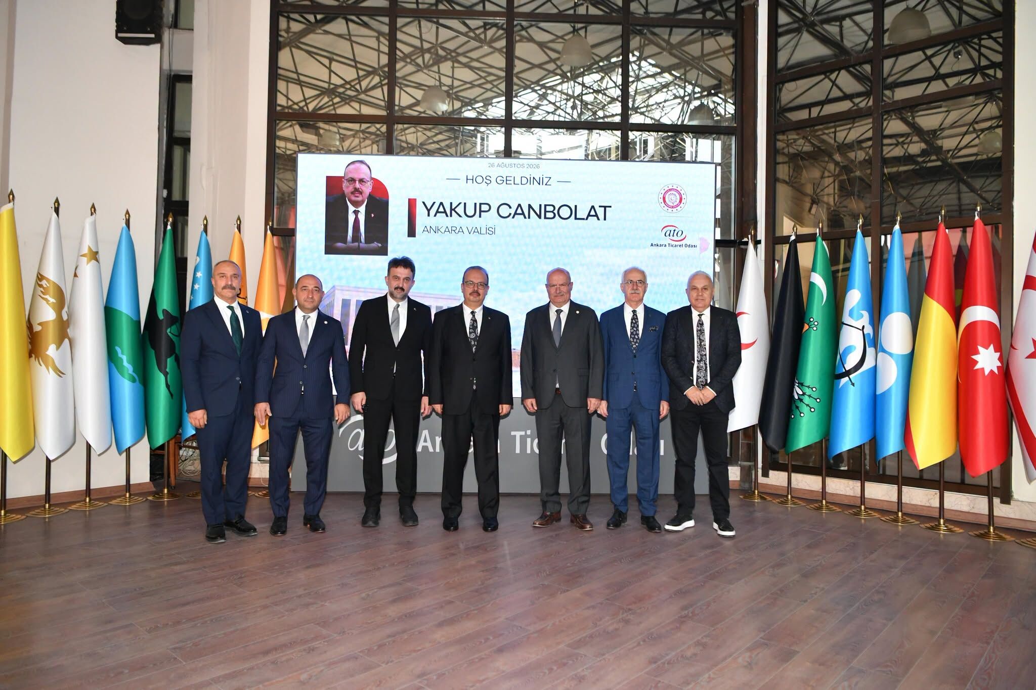 Ankara Valisi Canbolat’tan ATO Başkanı Baran’a Ziyaret