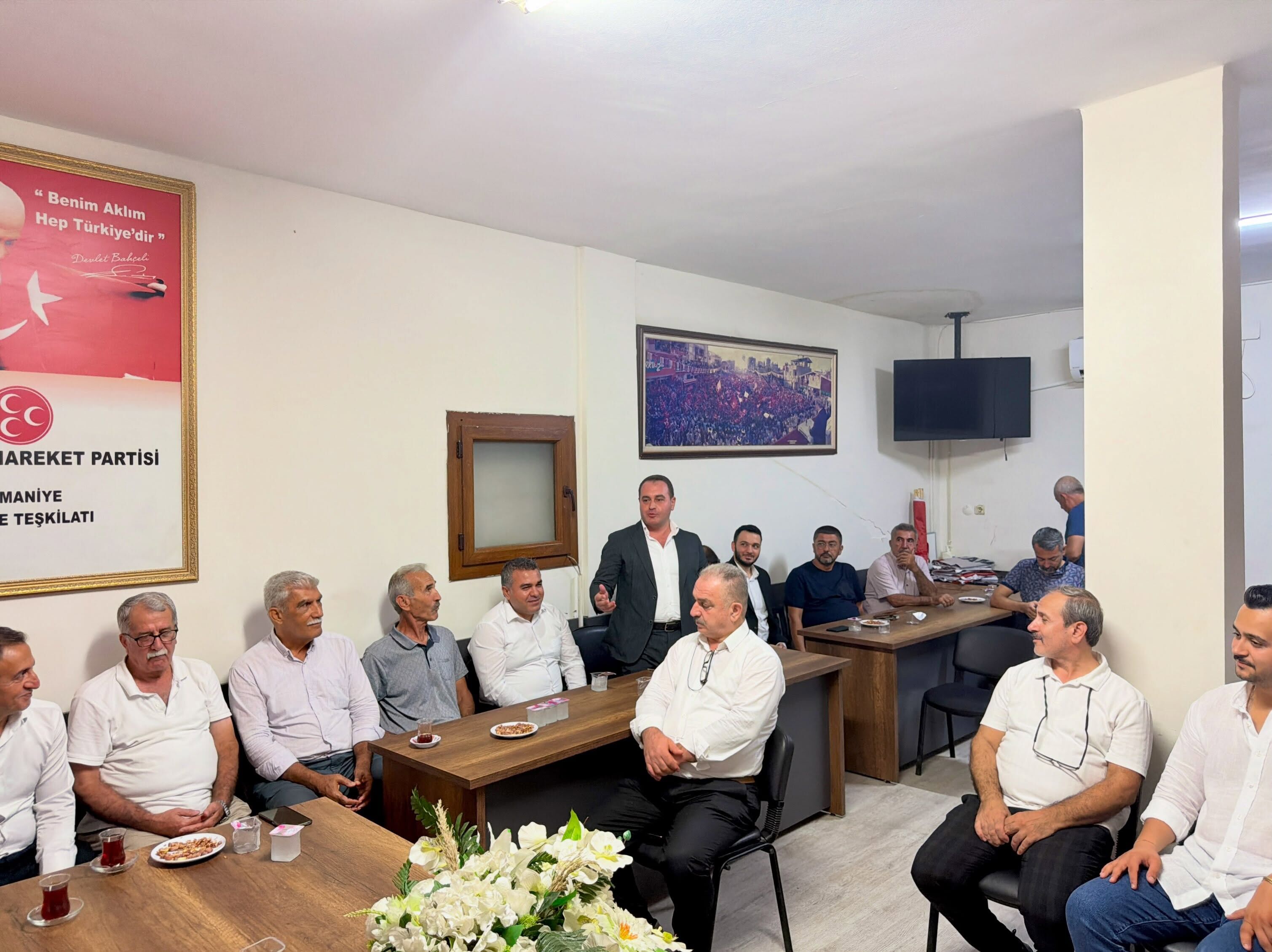 Eski Başkan Bilal Çenet’ten MHP Başkanı Yener Tuncer’e Ziyaret